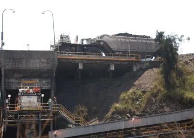 Bottom Dumping Coal Truck Callide Mine Queensland